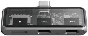 USB C Mobile Hub, 4-in-1 USB C Multiport Adapter, 4K HDMI, 100W Pass-Through Charging, 10Gbps Data, 3.5mm Audio Jack, for iPhone, iPad, MacBook, Switch, & More USB C Mobile Hub, 4-in-1 USB C Multiport Adapter, 4K HDMI, 100W Pass-Through Charging, 10Gbps Data, 3.5mm Audio Jack, for iPhone, iPad, MacBook, Switch, & More