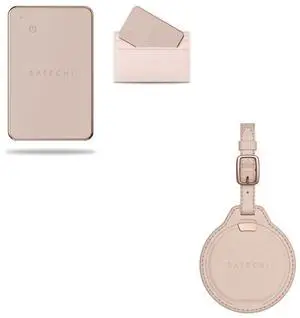 FindAll with Find My, Wallet Card & Luggage Tag, Wireless Rechargeable, Location Tracker - Desert Rose FindAll with Find My, Wallet Card & Luggage Tag, Wireless Rechargeable, Location Tracker - Desert Rose
