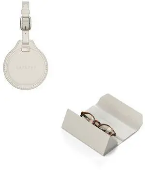 FindAll with Find My, Luggage Tag & Glasses Case, Wireless Rechargeable, Location Tracker - Sand FindAll with Find My, Luggage Tag & Glasses Case, Wireless Rechargeable, Location Tracker - Sand