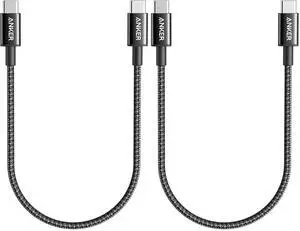 USB C to USB C Cable, Type-C 60W Fast Charging Cable (1FT, 2Pack) for iPhone 17 Series, iPad mini 6 and More (Black) (Pack of 2) USB C to USB C Cable, Type-C 60W Fast Charging Cable (1FT, 2Pack) for iPhone 17 Series, iPad mini 6 and More (Black) (Pack of 2)