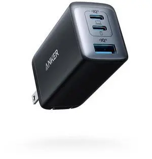 Phone Charger, 65W 3-Port Fast Compact Foldable USB C Charger Block, Type C Charger Fast Charging for MacBook Pro/Air, iPad Pro, Galaxy S20, Dell XPS 13, Note 20/10+, iPhone 17 Series, and More Phone Charger, 65W 3-Port Fast Compact Foldable USB C Charger Block, Type C Charger Fast Charging for MacBook Pro/Air, iPad Pro, Galaxy S20, Dell XPS 13, Note 20/10+, iPhone 17 Series, and More