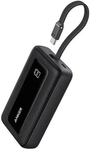 Portable Charger, 10,000mAh 30W Power Bank, USB-C in and Out Fast Charging Battery Pack, Travel Essential Phone Power Bank, for iPhone 17/16, Galaxy and More (Black, 10000.00, Milliamp Hours) Portable Charger, 10,000mAh 30W Power Bank, USB-C in and Out Fast Charging Battery Pack, Travel Essential Phone Power Bank, for iPhone 17/16, Galaxy and More (Black, 10000.00, Milliamp Hours)