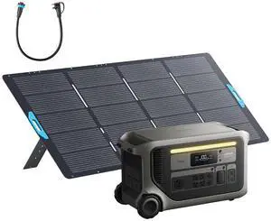 SOLIX F3000 Portable Power Station with 400W Solar Panel, 3,072Wh,6,000W Recharging, Solar Generator for Home Use, Expandable to 24kWh, For Outages, Camping, RVs, and Emergencies SOLIX F3000 Portable Power Station with 400W Solar Panel, 3,072Wh,6,000W Recharging, Solar Generator for Home Use, Expandable to 24kWh, For Outages, Camping, RVs, and Emergencies