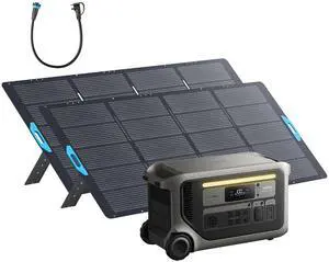 SOLIX F3000 Portable Power Station with 2×400 Solar Panel, 3,072Wh, 6,000W Recharging, Solar Generators for Home Use, For Power Outages, Camping, RVs, Emergencies SOLIX F3000 Portable Power Station with 2×400 Solar Panel, 3,072Wh, 6,000W Recharging, Solar Generators for Home Use, For Power Outages, Camping, RVs, Emergencies