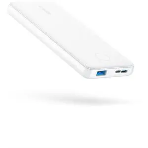 Power Bank(PowerCore 10K), Compact Travel-Ready 10,000mAh Battery Pack with PowerIQ Charging Technology, 5V/3A High-Speed Charging for iPhone, iPad,and More (1, White) Power Bank(PowerCore 10K), Compact Travel-Ready 10,000mAh Battery Pack with PowerIQ Charging Technology, 5V/3A High-Speed Charging for iPhone, iPad,and More (1, White)