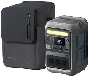 Solar Generator SOLIX C300 with Protective Bag, 288Wh Portable Power Station, 300W (600W Surge), LiFePO4 Battery, 140W Two-Way Fast Charging, for Outdoor Camping, Traveling, and Emergencies Solar Generator SOLIX C300 with Protective Bag, 288Wh Portable Power Station, 300W (600W Surge), LiFePO4 Battery, 140W Two-Way Fast Charging, for Outdoor Camping, Traveling, and Emergencies