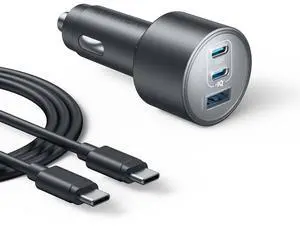 iPhone 17 USB-C Car Charger, 167.5W Max 3-Port Ultra-Compact Type-C Fast Car Charger for MacBook Pro/Air, iPhone 17/16/15 Series, Samsung S25/S26, iPad Pro, AirPods and More iPhone 17 USB-C Car Charger, 167.5W Max 3-Port Ultra-Compact Type-C Fast Car Charger for MacBook Pro/Air, iPhone 17/16/15 Series, Samsung S25/S26, iPad Pro, AirPods and More