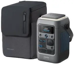 SOLIX C300 DC Power Bank Station and Protective Bag, 288Wh Portable Power Station, LiFePO4 Battery, 300W Solar Generator, for Outdoor, Camping, Traveling, and Emergencies SOLIX C300 DC Power Bank Station and Protective Bag, 288Wh Portable Power Station, LiFePO4 Battery, 300W Solar Generator, for Outdoor, Camping, Traveling, and Emergencies