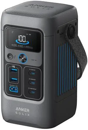 SOLIX C200 DC Power Bank Station, 192Wh Portable Power Station, LiFePO4 Battery, 200W Solar Generator, for Outdoor Camping, Traveling, and Emergencies (No Wall Charger Included) SOLIX C200 DC Power Bank Station, 192Wh Portable Power Station, LiFePO4 Battery, 200W Solar Generator, for Outdoor Camping, Traveling, and Emergencies (No Wall Charger Included)