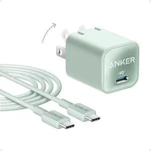 Nano Phone Charger, USB C GaN Charger 30W, PIQ 3.0 Foldable PPS Fast Charger USB C for iPhone 17/16 and More Series, Galaxy, iPad, Compatible with MagSafe Nano Phone Charger, USB C GaN Charger 30W, PIQ 3.0 Foldable PPS Fast Charger USB C for iPhone 17/16 and More Series, Galaxy, iPad, Compatible with MagSafe