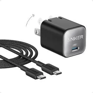 Nano Phone Charger, USB C GaN Charger 30W, PIQ 3.0 Foldable PPS Fast Charger USB C for iPhone 17/16 and More Series, Galaxy, iPad, Compatible with MagSafe Nano Phone Charger, USB C GaN Charger 30W, PIQ 3.0 Foldable PPS Fast Charger USB C for iPhone 17/16 and More Series, Galaxy, iPad, Compatible with MagSafe