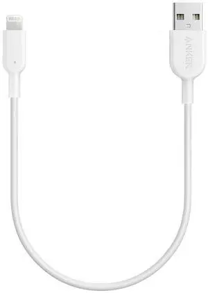 Anker iPhone Cable, Powerline II Lightning Cable, Probably The World's Most Durable Cable, MFi Certified for iPhone Xs/XS Max/XR/X / 8/8 Plus / 7/7 Plus / 6/6 Plus / 5S (White) Anker iPhone Cable, Powerline II Lightning Cable, Probably The World's Most Durable Cable, MFi Certified for iPhone Xs/XS Max/XR/X / 8/8 Plus / 7/7 Plus / 6/6 Plus / 5S (White)