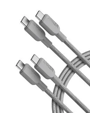 USB C to USB C Cable (2Pack, 6FT),240W Type-C Fast Charging Cord for iPhone 17/16 Series,MacBook Pro 2020,iPad Air 4 and More (Grey) USB C to USB C Cable (2Pack, 6FT),240W Type-C Fast Charging Cord for iPhone 17/16 Series,MacBook Pro 2020,iPad Air 4 and More (Grey)