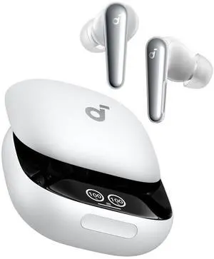 Soundcore Liberty 4 Pro by Anker, Noise Cancelling Wireless Earbuds, 7-Sensor and Real-Time Adaptive Noise Cancelling, 2× Faster Charging, Studio-Level Hi-Fi Music, Clear Calls with 6 Mics and AI Soundcore Liberty 4 Pro by Anker, Noise Cancelling Wireless Earbuds, 7-Sensor and Real-Time Adaptive Noise Cancelling, 2× Faster Charging, Studio-Level Hi-Fi Music, Clear Calls with 6 Mics and AI