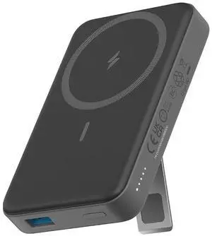 ANKER 633 Magnetic Battery, 10,000mAh Foldable Wireless Portable Charger, 20W USB-C Power Delivery Power Bank with Stand, Magsafe-Compatible for iPhone 16/15/14/13/12 Series (Black) ANKER 633 Magnetic Battery, 10,000mAh Foldable Wireless Portable Charger, 20W USB-C Power Delivery Power Bank with Stand, Magsafe-Compatible for iPhone 16/15/14/13/12 Series (Black)