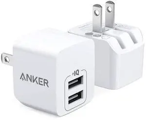 2-Pack Dual Port 12W USB A Charger Block with Foldable Plug, Charging Box Brick, Cube for iPhone 16 15 14 13 12 Pro Max, Galaxy S22 S21 Note 20 2-Pack Dual Port 12W USB A Charger Block with Foldable Plug, Charging Box Brick, Cube for iPhone 16 15 14 13 12 Pro Max, Galaxy S22 S21 Note 20