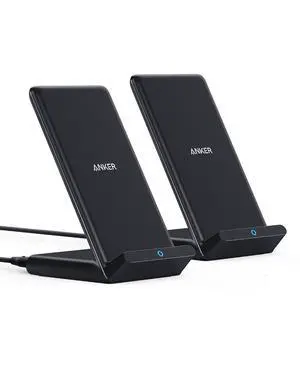 313 Wireless Charger (Stand), Qi-Certified for iPhone 15/14 / 13/12 / 11 / X / 8, 10W Max for Galaxy S23 / S22 / S21, Micro-USB (Black, 2-Pack, 9V / 2A Adapter Required, Not Included) 313 Wireless Charger (Stand), Qi-Certified for iPhone 15/14 / 13/12 / 11 / X / 8, 10W Max for Galaxy S23 / S22 / S21, Micro-USB (Black, 2-Pack, 9V / 2A Adapter Required, Not Included)