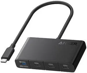 USB-C Hub, USBC to 4-Port USBC Adapter, Multiport USB C Splitter, USB 3.2 Display Hub with 100W Max PD & Max 10Gbps Fast Data Transfer for MacBook Pro, iPad, Surface Pro, Dell and More USB-C Hub, USBC to 4-Port USBC Adapter, Multiport USB C Splitter, USB 3.2 Display Hub with 100W Max PD & Max 10Gbps Fast Data Transfer for MacBook Pro, iPad, Surface Pro, Dell and More