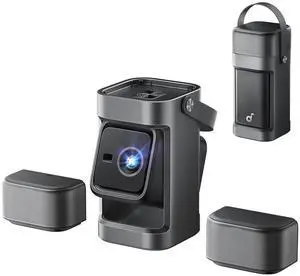 soundcore Nebula P1 Portable GTV Projector with Detachable Speakers, 650 ANSI Lumens, 1080P, 20W Truly 2.0 Surround Sound, Dolby Audio, Built-In Gimbal, Auto Adjustment, 180" Big Screen, Carry Handle soundcore Nebula P1 Portable GTV Projector with Detachable Speakers, 650 ANSI Lumens, 1080P, 20W Truly 2.0 Surround Sound, Dolby Audio, Built-In Gimbal, Auto Adjustment, 180" Big Screen, Carry Handle