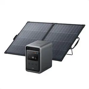 SOLIX S2000 Portable Power Station with 200W Bifacial Solar Panel, 1,500W Solar Generator, Up to 35-Hour Fridge Backup, 2,010Wh LFP Battery for Home Backup, Power Outages, and Camping SOLIX S2000 Portable Power Station with 200W Bifacial Solar Panel, 1,500W Solar Generator, Up to 35-Hour Fridge Backup, 2,010Wh LFP Battery for Home Backup, Power Outages, and Camping
