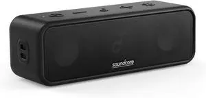 Anker 3 Portable Bluetooth Speaker - Wireless, IPX7 Waterproof, 24H Playtime, Pure Titanium Diaphragm Drivers, PartyCast, BassUp, Custom EQ App - for Home, Shower, Outdoor, and Beach Anker 3 Portable Bluetooth Speaker - Wireless, IPX7 Waterproof, 24H Playtime, Pure Titanium Diaphragm Drivers, PartyCast, BassUp, Custom EQ App - for Home, Shower, Outdoor, and Beach