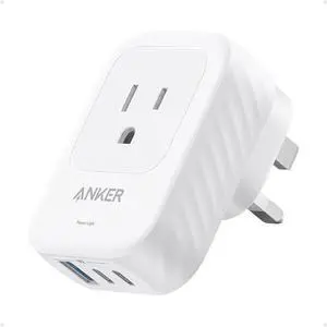 Travel Adapter, 2 Pack, Type G Adapter for Travel, US to UK Plug Adapter International Travel Essentials, 2 AC, 1 USB A, 2 USB C for 15W, Compact for iPhone, iPad, England, Ireland, TUV Listed Travel Adapter, 2 Pack, Type G Adapter for Travel, US to UK Plug Adapter International Travel Essentials, 2 AC, 1 USB A, 2 USB C for 15W, Compact for iPhone, iPad, England, Ireland, TUV Listed