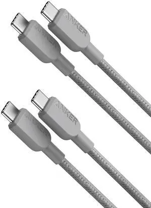 USB C to USB C Cable,Type C Fast Charging Cord (3FT,2Pack) for iPhone 17/16 Series,iPad Air 4,MacBook Pro 2022 and More (Grey) USB C to USB C Cable,Type C Fast Charging Cord (3FT,2Pack) for iPhone 17/16 Series,iPad Air 4,MacBook Pro 2022 and More (Grey)