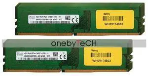 Hynix 32GB (8x4GB) 1Rx16 PC4-19200 DDR4 2400 PC4-2400T 288 PIN UDIMM Memory CL17 Hynix 32GB (8x4GB) 1Rx16 PC4-19200 DDR4 2400 PC4-2400T 288 PIN UDIMM Memory CL17