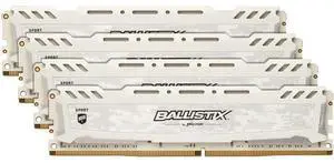 Ballistix Sport LT 32GB (4 x 8GB) DDR4 2400 (PC4 19200) Desktop Memory Model BLS4K8G4D240FSC Ballistix Sport LT 32GB (4 x 8GB) DDR4 2400 (PC4 19200) Desktop Memory Model BLS4K8G4D240FSC