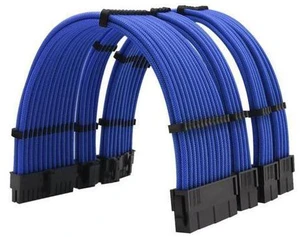 SAMA 5Pcs Extension Cable Male To Female 24PIN Motherboard 4+4Pinx2 CPU EPS 6+2Pinx2 GPU PCI-E Cable 300mm Extension Kit blue SAMA 5Pcs Extension Cable Male To Female 24PIN Motherboard 4+4Pinx2 CPU EPS 6+2Pinx2 GPU PCI-E Cable 300mm Extension Kit blue