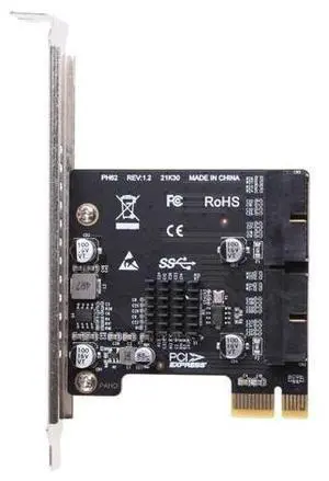 PCI-E USB 3.0 Expansion Card Adapter 2 Port USB3.0 Hub Internal 19/20 Pin Header PCIE PCI Express to USB3.0 Adapter Card PCI-E USB 3.0 Expansion Card Adapter 2 Port USB3.0 Hub Internal 19/20 Pin Header PCIE PCI Express to USB3.0 Adapter Card