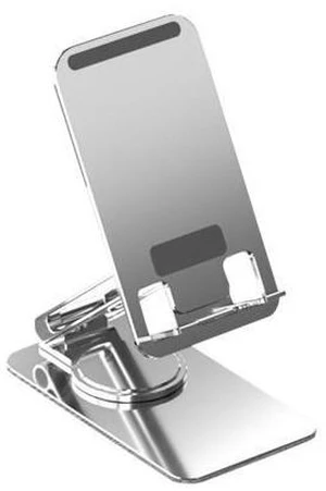 Foldable Mobile Phone Stand Universal Handsfree Smartphone Holder Desk Bracket Adjustable Aluminium Alloy for Home Office(No Telescopic Silver) Foldable Mobile Phone Stand Universal Handsfree Smartphone Holder Desk Bracket Adjustable Aluminium Alloy for Home Office(No Telescopic Silver)