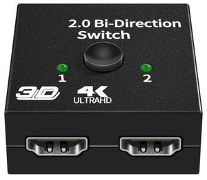 HDMI-Compatible Splitter 4K Switch KVM Bi-Direction 1x2/2x1 HDMI-compatible Switcher 2 in1 Out for PS4/3 TV Box Switcher Adapter HDMI-Compatible Splitter 4K Switch KVM Bi-Direction 1x2/2x1 HDMI-compatible Switcher 2 in1 Out for PS4/3 TV Box Switcher Adapter