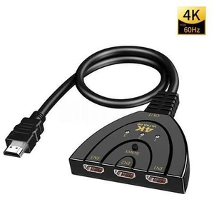 HDMI-compatible Switch KVM Splitter 4K 2K 3D 3 input 1 Output Mini 3 Port VIdeo Switcher Hub 1080P For DVD HDTV Xbox PS3 PS4(3 In 1 4K) HDMI-compatible Switch KVM Splitter 4K 2K 3D 3 input 1 Output Mini 3 Port VIdeo Switcher Hub 1080P For DVD HDTV Xbox PS3 PS4(3 In 1 4K)