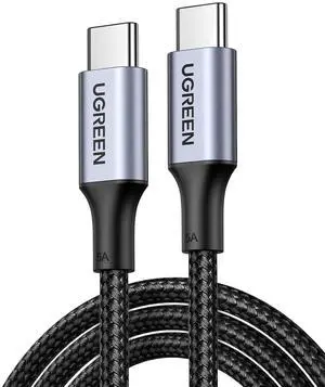 UGREEN 100W USB C to USB C Cable, Fast Charging Cable, 2-Pack, 10ft, Black UGREEN 100W USB C to USB C Cable, Fast Charging Cable, 2-Pack, 10ft, Black