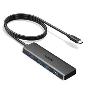 UGREEN USB C Hub, 4 Ports USB A Splitter Ultra-Slim USB Expander, 3.3 ft | 5Gbps Data Transfer for Mouse, Keyboard, Flash Drive, U Disk, Printer Compatible with Laptop, Desktop PC, Xbox, PS5, and More UGREEN USB C Hub, 4 Ports USB A Splitter Ultra-Slim USB Expander, 3.3 ft | 5Gbps Data Transfer for Mouse, Keyboard, Flash Drive, U Disk, Printer Compatible with Laptop, Desktop PC, Xbox, PS5, and More