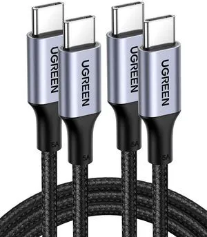 100W USB C to USB C Cable, Fast Charging, 2-Pack, 3.3ft, Black 100W USB C to USB C Cable, Fast Charging, 2-Pack, 3.3ft, Black