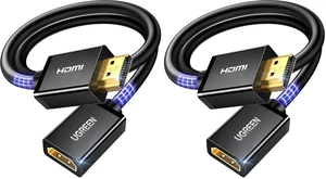 UGREEN 4K@60Hz 2K@240Hz HDMI 2.0 Extender HDMI Extension Cable, 1.5FT (Pack of 2) UGREEN 4K@60Hz 2K@240Hz HDMI 2.0 Extender HDMI Extension Cable, 1.5FT (Pack of 2)