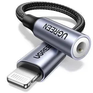 UGREEN Headphone Adapter for iPhone Lightning to 3.5mm MFi Certified, Grey | Apple MFi Certified Aux Jack Dongle Cable, Compatible with iPhone 14 Pro Max/14 Plus/13 12 11 Pro Max/SE/XS, Aluminum Shell UGREEN Headphone Adapter for iPhone Lightning to 3.5mm MFi Certified, Grey | Apple MFi Certified Aux Jack Dongle Cable, Compatible with iPhone 14 Pro Max/14 Plus/13 12 11 Pro Max/SE/XS, Aluminum Shell