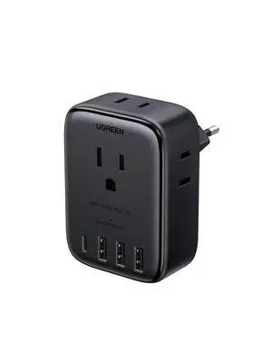 UGREEN 20W 8-Port European Travel Plug Adapter, US to Europe Plug Adapter UGREEN 20W 8-Port European Travel Plug Adapter, US to Europe Plug Adapter