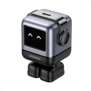 UGREEN Uno 30W USB C Charger, Compact Robot GaN Fast Charging Block, Black | Playful Robot Design, LED Display, Unique Gift, Fast Charging for iPhone 17, Galaxy S26, Pixel, iPad, MacBook, Steam Deck UGREEN Uno 30W USB C Charger, Compact Robot GaN Fast Charging Block, Black | Playful Robot Design, LED Display, Unique Gift, Fast Charging for iPhone 17, Galaxy S26, Pixel, iPad, MacBook, Steam Deck
