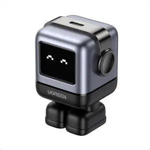 UGREEN Uno 30W USB C Charger, Compact Robot GaN Fast Charging Block, Black UGREEN Uno 30W USB C Charger, Compact Robot GaN Fast Charging Block, Black