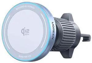 UGREEN MagFlow 25W Qi2.2 MagSafe Compatible Wireless Car Charger Mount | Air Vent Clip and Fast Power, 360°Adjustable Car Phone Holder for iPhone 17-12 Series and More, Includes USB-C Cable UGREEN MagFlow 25W Qi2.2 MagSafe Compatible Wireless Car Charger Mount | Air Vent Clip and Fast Power, 360°Adjustable Car Phone Holder for iPhone 17-12 Series and More, Includes USB-C Cable