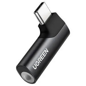 UGREEN 90 Degree USB C to 3.5mm Audio Adapter Headphone Dongle Black | Right Angle, HiFi Stereo DAC 96KHz/24bit, Compatible with iPhone 17 16 Pro Max Galaxy S26, Aluminum Shell, Type C to Aux Jack UGREEN 90 Degree USB C to 3.5mm Audio Adapter Headphone Dongle Black | Right Angle, HiFi Stereo DAC 96KHz/24bit, Compatible with iPhone 17 16 Pro Max Galaxy S26, Aluminum Shell, Type C to Aux Jack