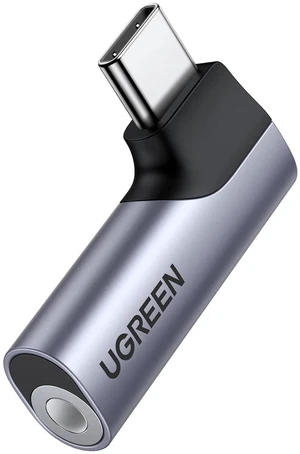 UGREEN 90 Degree USB C to 3.5mm Audio Adapter Headphone Dongle Gray | Right Angle, HiFi Stereo DAC 96KHz/24bit, Compatible with iPhone 17 16 Pro Max Galaxy S26, Aluminum Shell, Type C to Aux Jack UGREEN 90 Degree USB C to 3.5mm Audio Adapter Headphone Dongle Gray | Right Angle, HiFi Stereo DAC 96KHz/24bit, Compatible with iPhone 17 16 Pro Max Galaxy S26, Aluminum Shell, Type C to Aux Jack