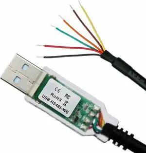 FTDI USB-RS485-WE-1800-BT Cable USB to RS485 UART Serial Adapter Converter Cable USB-RS485-WE Cable 1.8M 6 Way Wire End FTDI USB-RS485-WE-1800-BT Cable USB to RS485 UART Serial Adapter Converter Cable USB-RS485-WE Cable 1.8M 6 Way Wire End