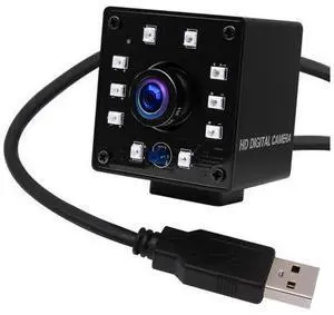 ELP 1080P Day Night Vision USB Camera IR Infrared Webcam for Computer, Laptop, Mac, Android - High Speed HD PC Camera with 3.6mm Lens, 100fps, 60fps, 30fps ELP 1080P Day Night Vision USB Camera IR Infrared Webcam for Computer, Laptop, Mac, Android - High Speed HD PC Camera with 3.6mm Lens, 100fps, 60fps, 30fps