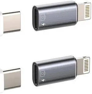 for iPhone OTG Adapter Audio Headphone Dongle (2Pack) USB C Female to Lightning Male Charger Data Sync Converter Type-C Camera Card Reader Flash Drive Mouse Keyboard 14 13 12 Pro Max for iPad for iPhone OTG Adapter Audio Headphone Dongle (2Pack) USB C Female to Lightning Male Charger Data Sync Converter Type-C Camera Card Reader Flash Drive Mouse Keyboard 14 13 12 Pro Max for iPad