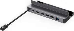 6-in-1 USB Hub Aluminum Alloy Docking Station For SteamDeck Base Connector Docking Station 1000MbpsEthernet 3x5GbpsUSB 6-in-1 Docking Station USB3.0 HUB 5G For SteamDeck Dock For SteamDeck Dock 4K60Hz 6-in-1 USB Hub Aluminum Alloy Docking Station For SteamDeck Base Connector Docking Station 1000MbpsEthernet 3x5GbpsUSB 6-in-1 Docking Station USB3.0 HUB 5G For SteamDeck Dock For SteamDeck Dock 4K60Hz