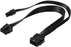 ATX CPU 8 Pin Female to Motherboard 8 Pin Male + 4 Pin Male Power Supply Cable EPS 12V for Motherboard Converter Adapter Power Extension Cable 16 Inches ATX CPU 8 Pin Female to Motherboard 8 Pin Male + 4 Pin Male Power Supply Cable EPS 12V for Motherboard Converter Adapter Power Extension Cable 16 Inches